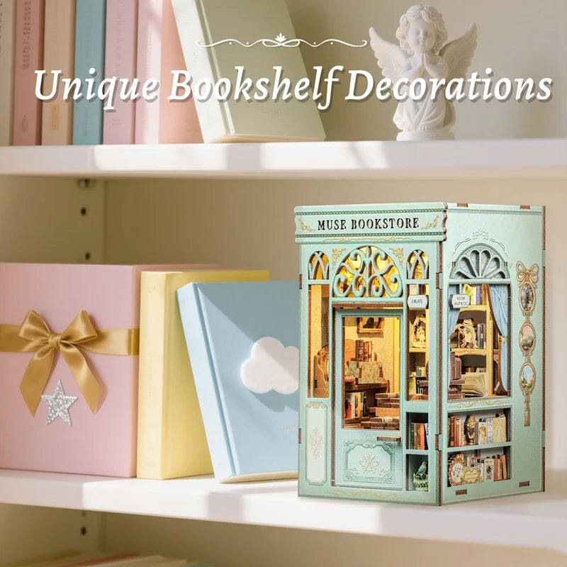 CUTEBEE Muse Bookstore Book Nook Kit