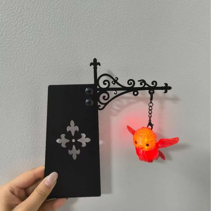 Dragon or Woodland Creature Bookshelf Lights — Decorative Bookcase Lamps & Ornaments