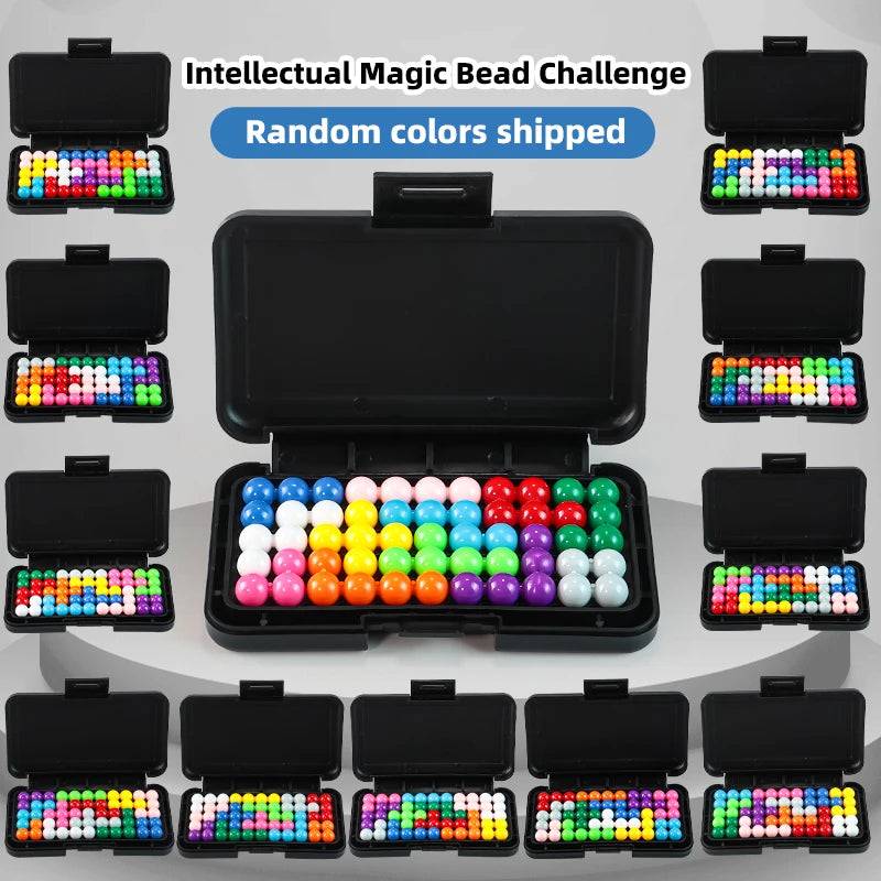 Magnetic Magic Ball Puzzle — 2D & 3D Pyramid Brain Teaser Game