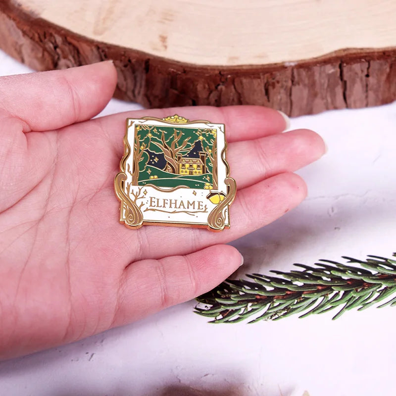 “Elfhame” Hard Enamel Pin — Fantasy-Novel Inspired