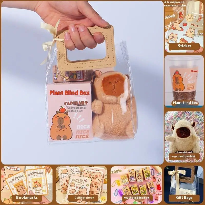 Capybara Club — Kawaii Stationery & Accessories Gift Set