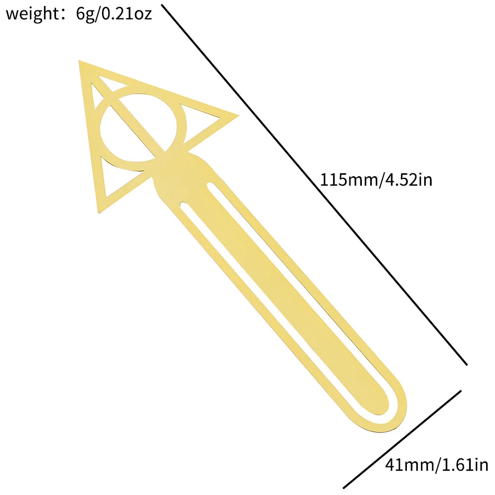 Harry Potter Metal Bookmarks – Collect the Magic, One Page at a Time!