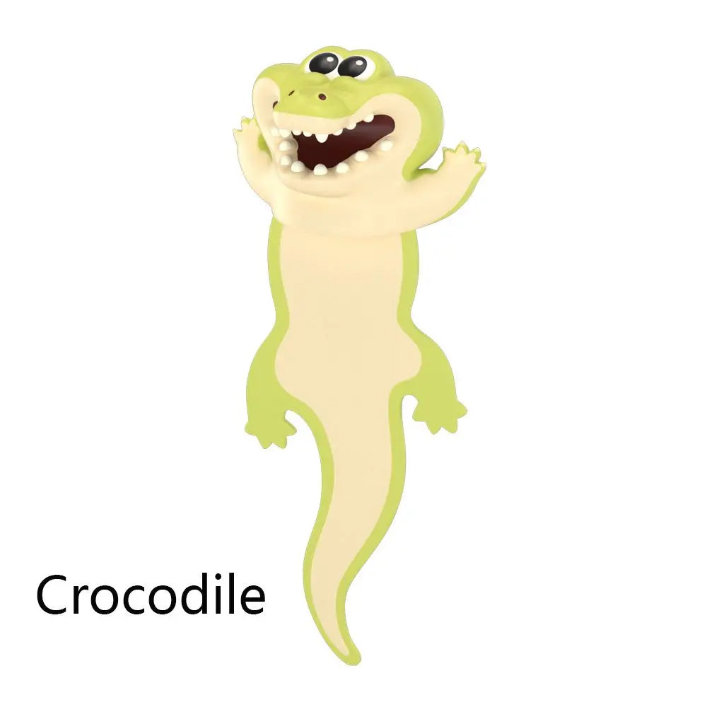 Squished Critter 3D Bookmarks — Cute Cartoon Animal Page-Savers