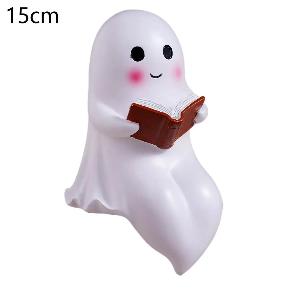 Cute Reading Ghost Night Light — Bookish Halloween Glow