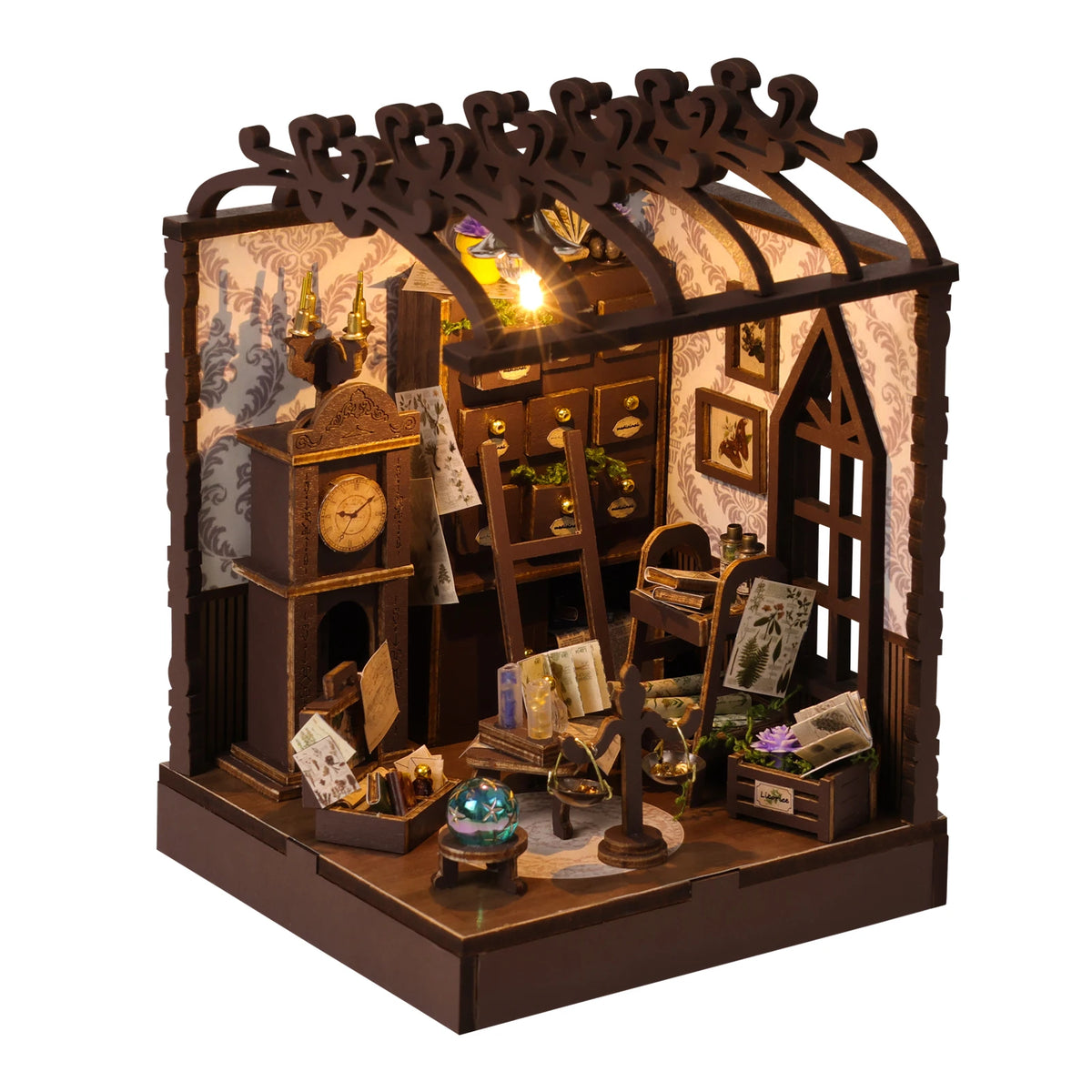 Magic Book Nook — DIY Wooden Miniature Bookshelf Kit