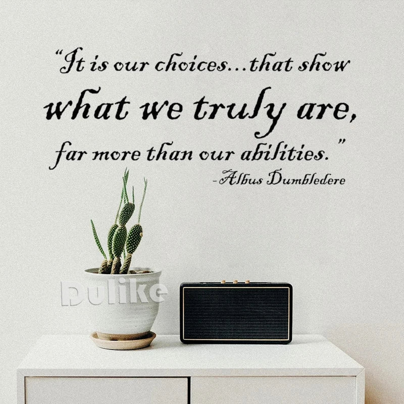 Harry Potter Inspirational Quote Wall Decal – Magic Meets Motivation!