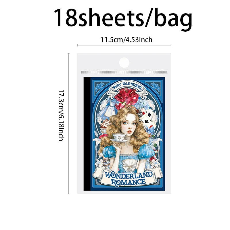 Fairy Tale Sequel Series Sticker Books (18-Piece Set)