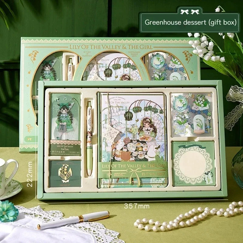 Cute Korean Handbook Stationery Gift Set — Charming Desk & Diary Essentials