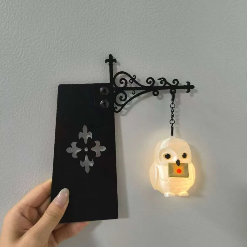 Dragon or Woodland Creature Bookshelf Lights — Decorative Bookcase Lamps & Ornaments