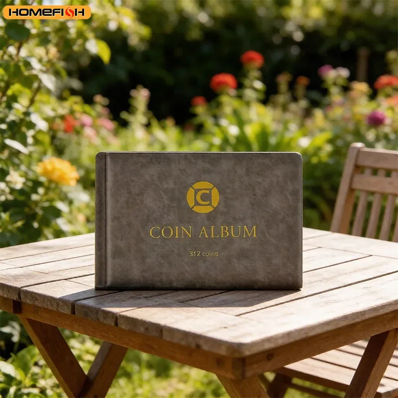 312-Pocket Coin Collection Album — Collector’s Storage & Display Binder