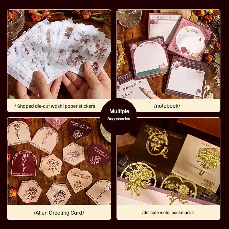 Cute Korean Handbook Stationery Gift Set — Charming Desk & Diary Essentials