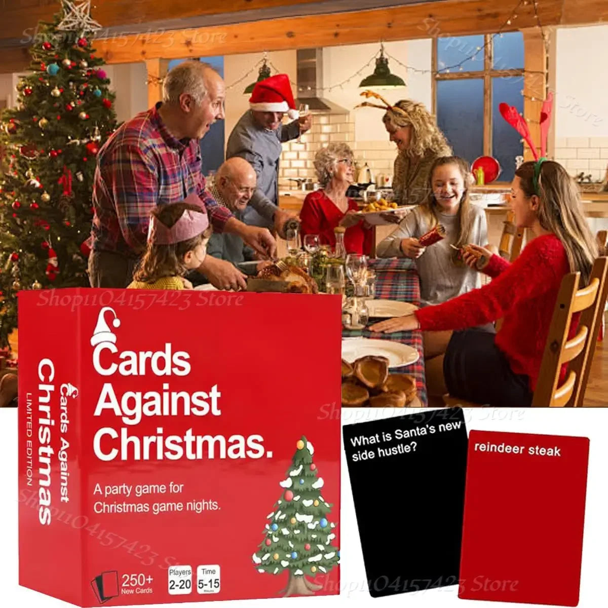 Cards Against Christmas – Hilarious Holiday Party Game for Friends & Family