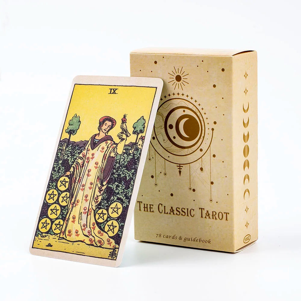 The Classic Tarot — 78-Card Illustrated Tarot Deck with Guidebook