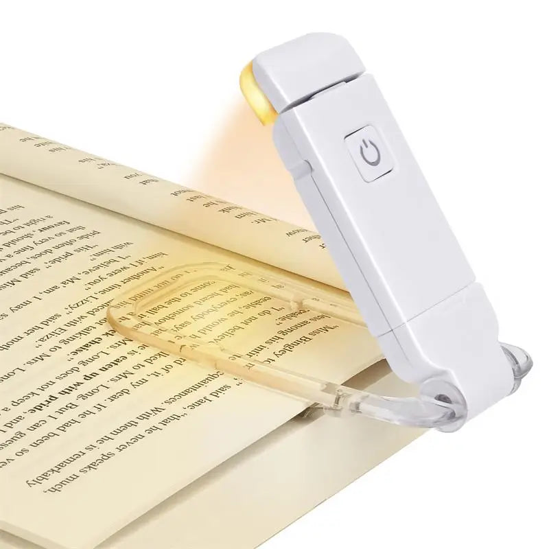 LED USB Rechargeable Book Light — Adjustable Brightness & Color Temperature
