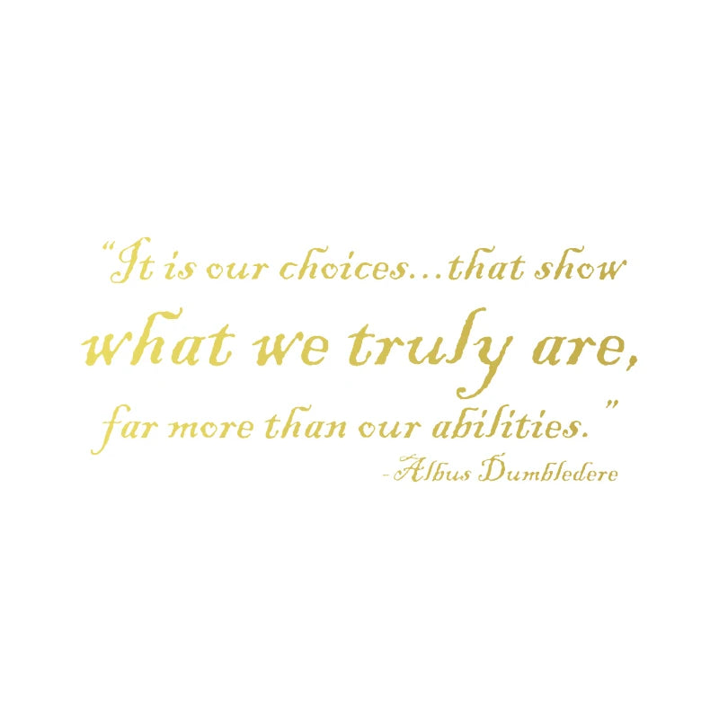 Harry Potter Inspirational Quote Wall Decal – Magic Meets Motivation!