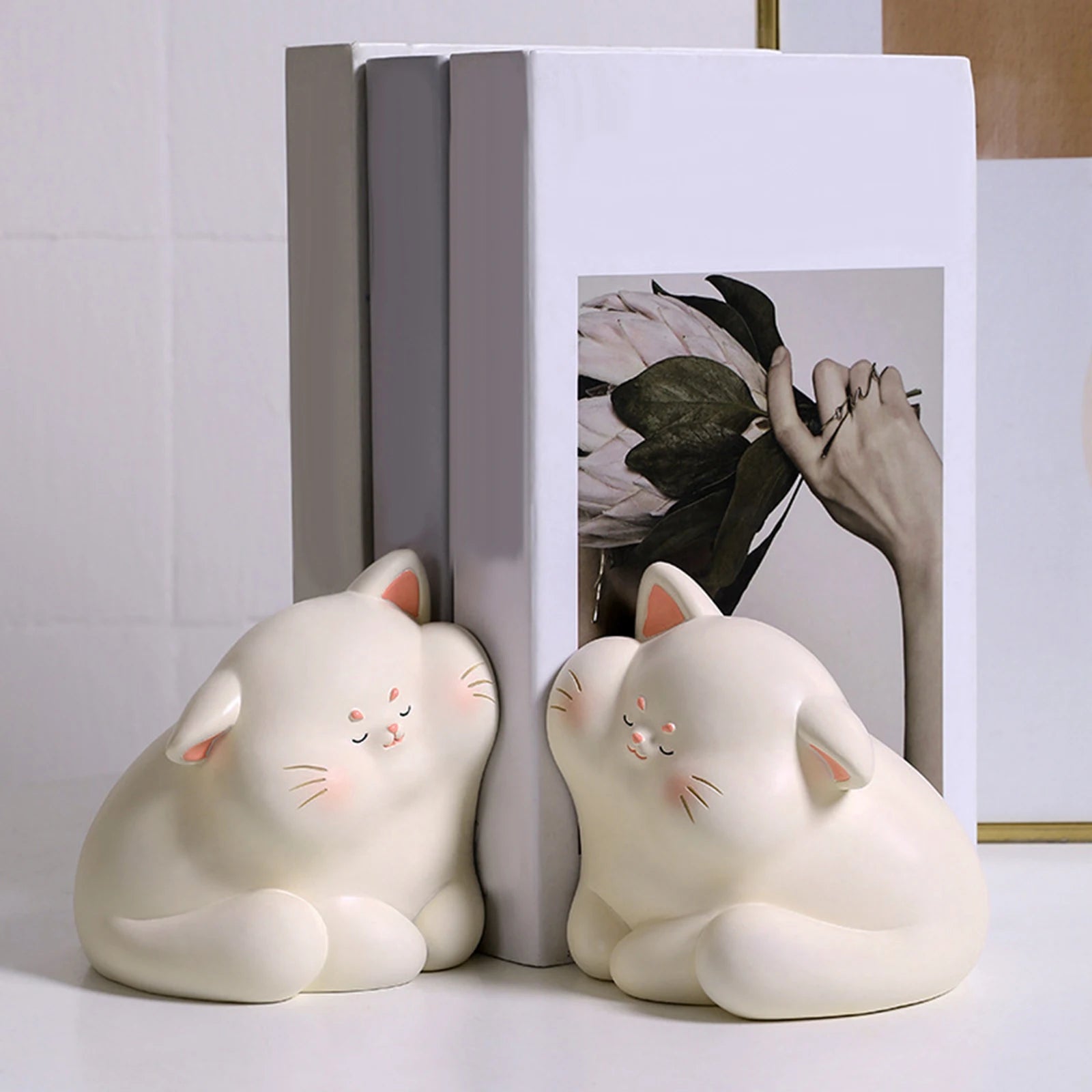 Cute Decorative Bookends - Choice of Cat, Duck, Rabbit or Banana