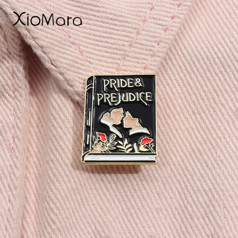 “Pride & Prejudice” Enamel Pin — Darcy & Elizabeth